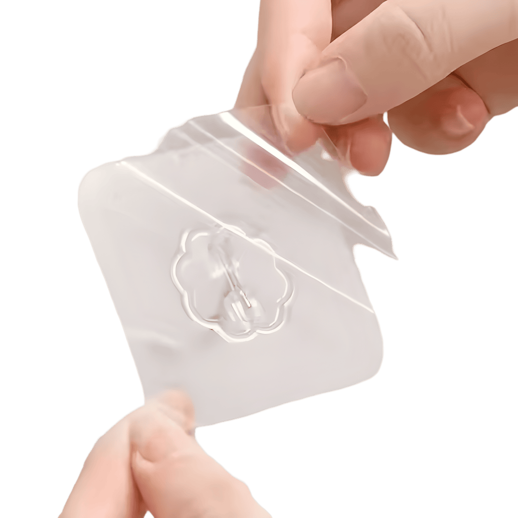 10 Ganchos Adhesivos Invisibles Para Ordenar Cocina y Baño