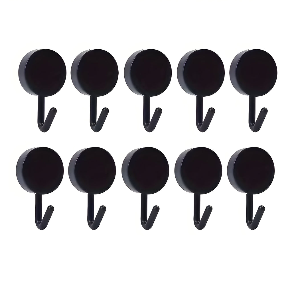 Set de 10 Ganchos Adhesivos Fuertes Para Organizar Sin Agujeros