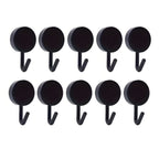 Set de 10 Ganchos Adhesivos Fuertes Para Organizar Sin Agujeros