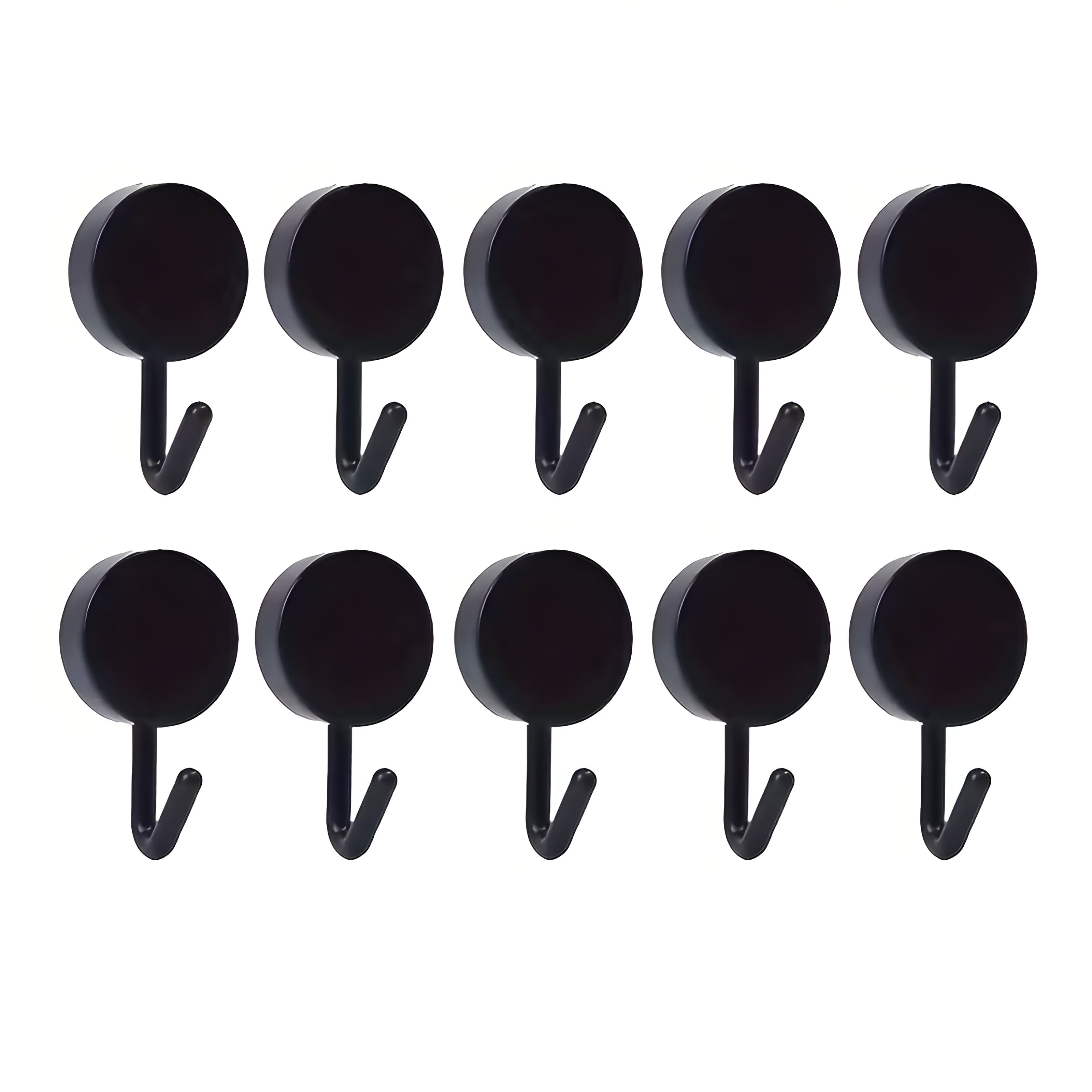 Set de 10 Ganchos Adhesivos Fuertes Para Organizar Sin Agujeros