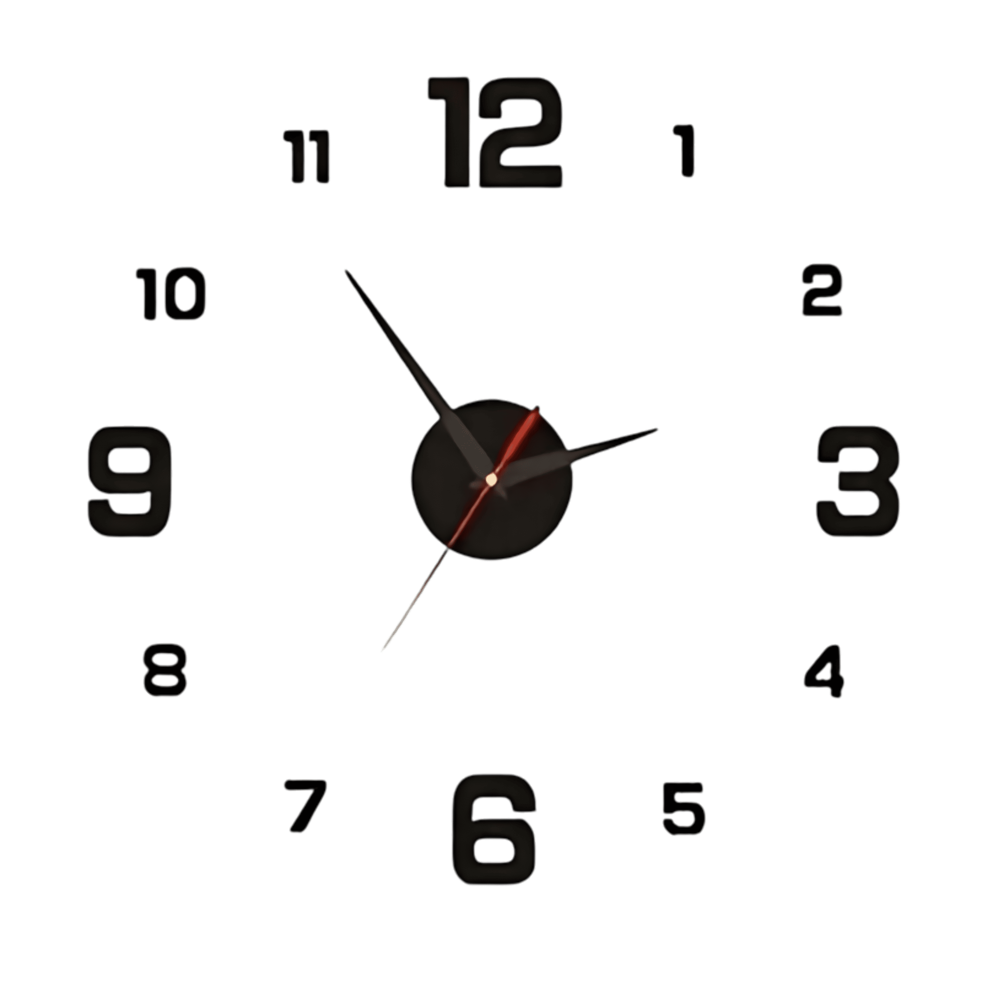 Reloj de Pared Moderno 3D – Ideal para Hogar o Negocio (40 cm)