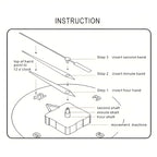 Reloj de Pared Moderno 3D – Ideal para Hogar o Negocio (40 cm)