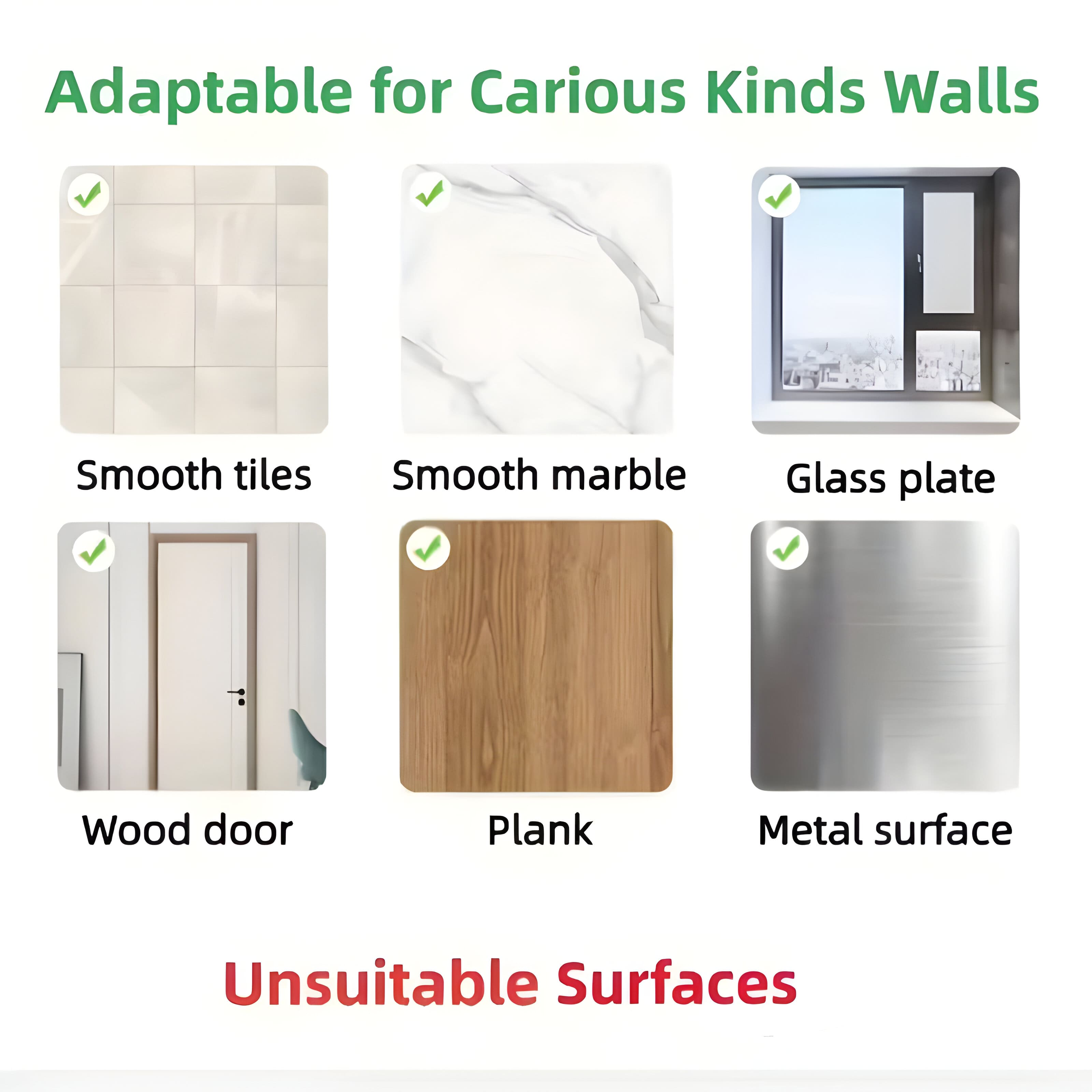 Set de 10 Ganchos Adhesivos Fuertes Para Organizar Sin Agujeros